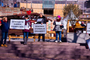 Mehr über den Artikel erfahren 8.3.21 Demo gegen die Corona-Maßnahmen Bensheim